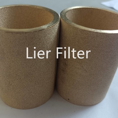 Estimation en bronze fritté 99,99% de filtre en métal du micron 10-15 réutilisable