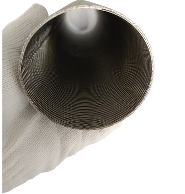 Taille à une seule couche 0.2um-120um de Mesh Filter Cylinder Type Pore en métal