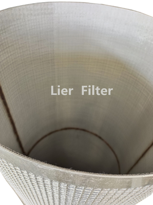 Grillage perforé en métal de filtre microporeux tissé de maille de l'acier inoxydable 316