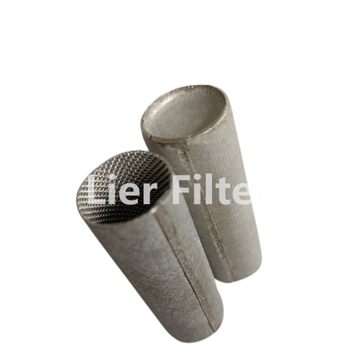 élément filtrant aggloméré de feutre de fibre en métal de l'acier inoxydable 316L re-lavable
