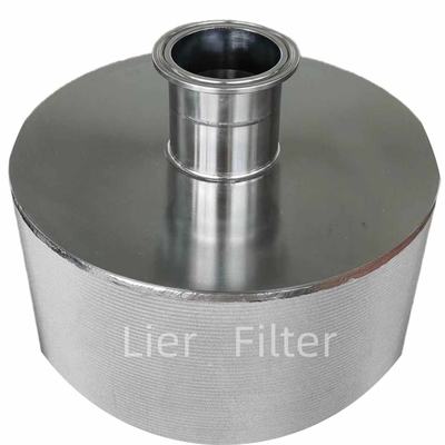 La précision de filtrage stable SS316L 20um a aggloméré l'industrie de Mesh Filter Elements In Pharmaceutical en métal