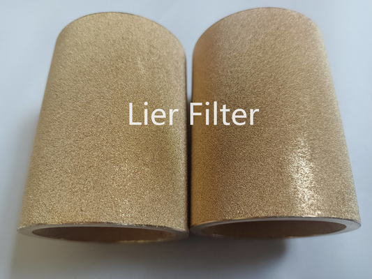 filtre aggloméré de poudre d'acier inoxydable de filtre de poudre en métal de longueur de 10-100cm