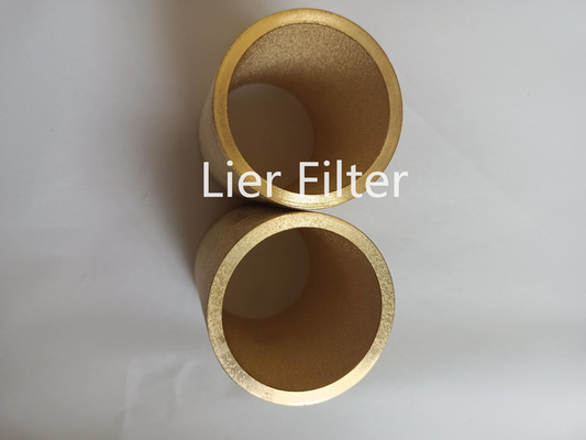 Estimation en bronze fritté 99,99% de filtre en métal du micron 10-15 réutilisable
