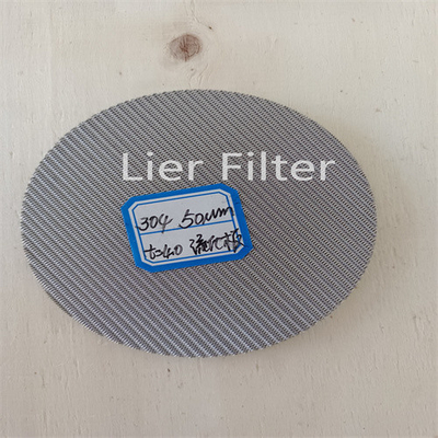 480C Mesh Filter aggloméré à hautes températures filtre d'acier inoxydable de 10 microns