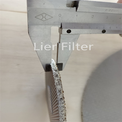 1-300 filtre d'acier inoxydable Mesh Filter Reusable Sintered Mesh de micron