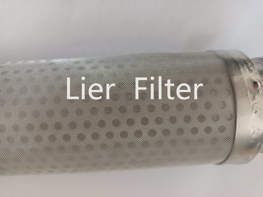 Élément filtrant aggloméré par cylindre à lit fluidisé en métal pour l'industrie pharmaceutique